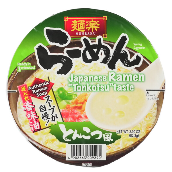 Hikari Menraku Miso Cup Ramen Tonkotsu Geschmack 82,3g