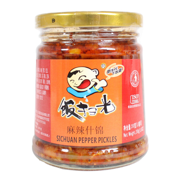GFJ Sichuan Pepper Pickles Gemüse Mix sehr scharf 280g