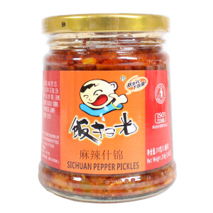 GFJ Sichuan Pepper Pickles Gemüse Mix sehr scharf 280g