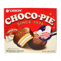 Orion Choco Pie Kuchen mit Cremefüllung und Schokoglasur 468g
