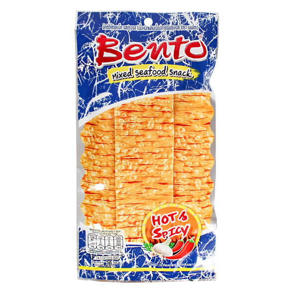 Bento Mix Meeresfrüchte Snack Hot&Spicy Geschmack 20g (blau)