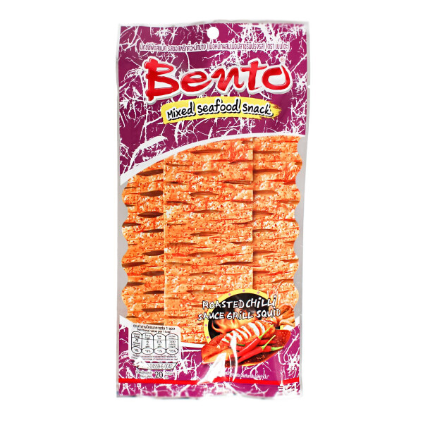 Bento Mix Meeresfrüchte Snack Chilli & Grilled Squid Geschmack 20g (lila)
