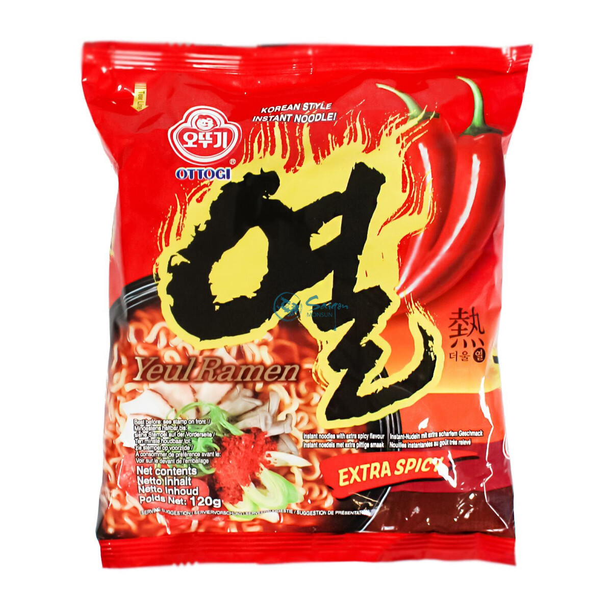 !! Ottogi Yeul Ramen Extra Spicy Geschmack 120g