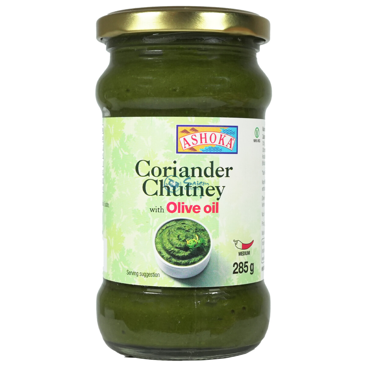 Ashoka Koriander Chutney mit Olivenöl 285g