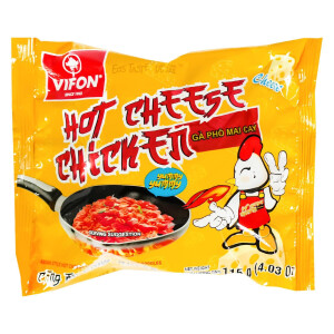 Vifon Instantnudeln Hot Cheese Chicken Geschmack scharf 40x115g Ga Pho Mai Cay