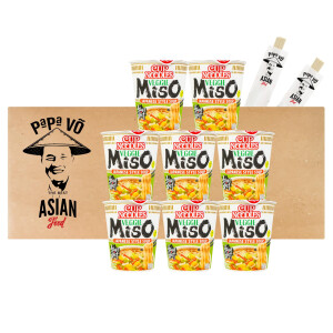 Nissin Cup Veggie Miso Jap. Style Soup 8x67g