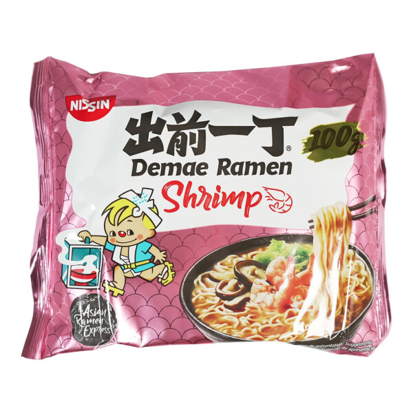 Nissin Demae Ramen Nudeln Shrimps Geschmack 100g
