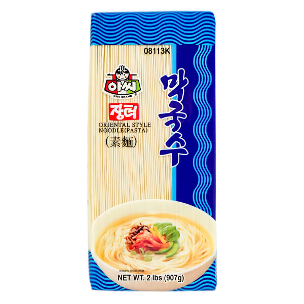 Assi Brand Koreanische Nudeln Fein 907g (Makguksu) blau
