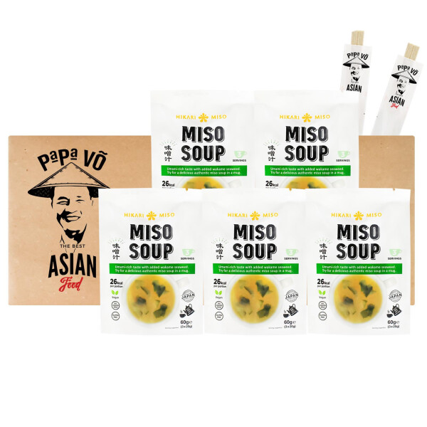 Hikari Instant Misosuppe 5x60g (3P)