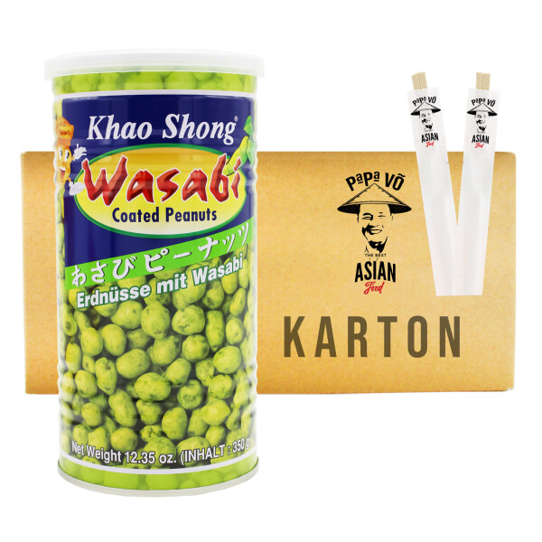 Khao Shong Wasabi Erdnüsse 24x350g