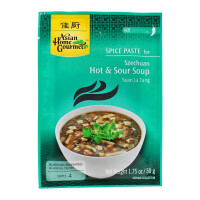 Asian Home Gourmet Würzpaste Szechuan pikant saure Suppe 12x50g