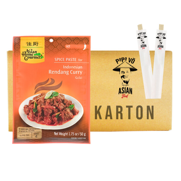 Asian Home Gourmet Gewürzpaste Rendang Curry 12x50g