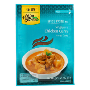 Asian Home Gourmet Würzpaste Singapur Chicken Curry 12x50g