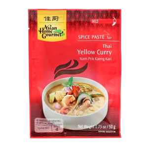Asian Home Gourmet Würzpaste GELBES Curry 12x50g