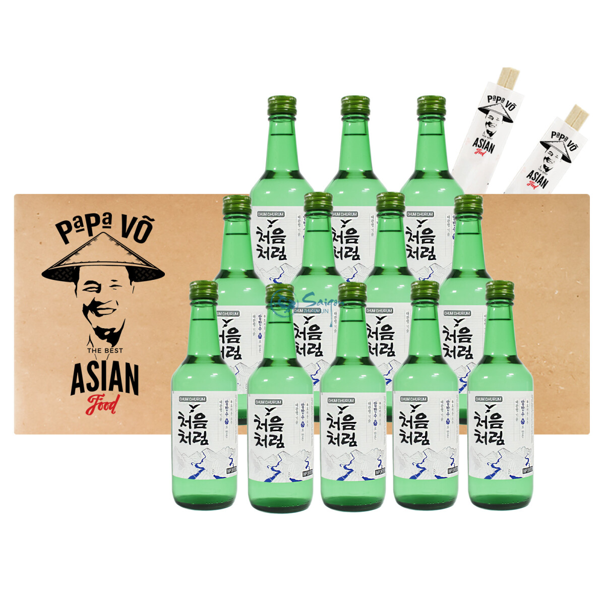 Chum Churum Koreanischer Soju 12x360ml 16,5%vol.