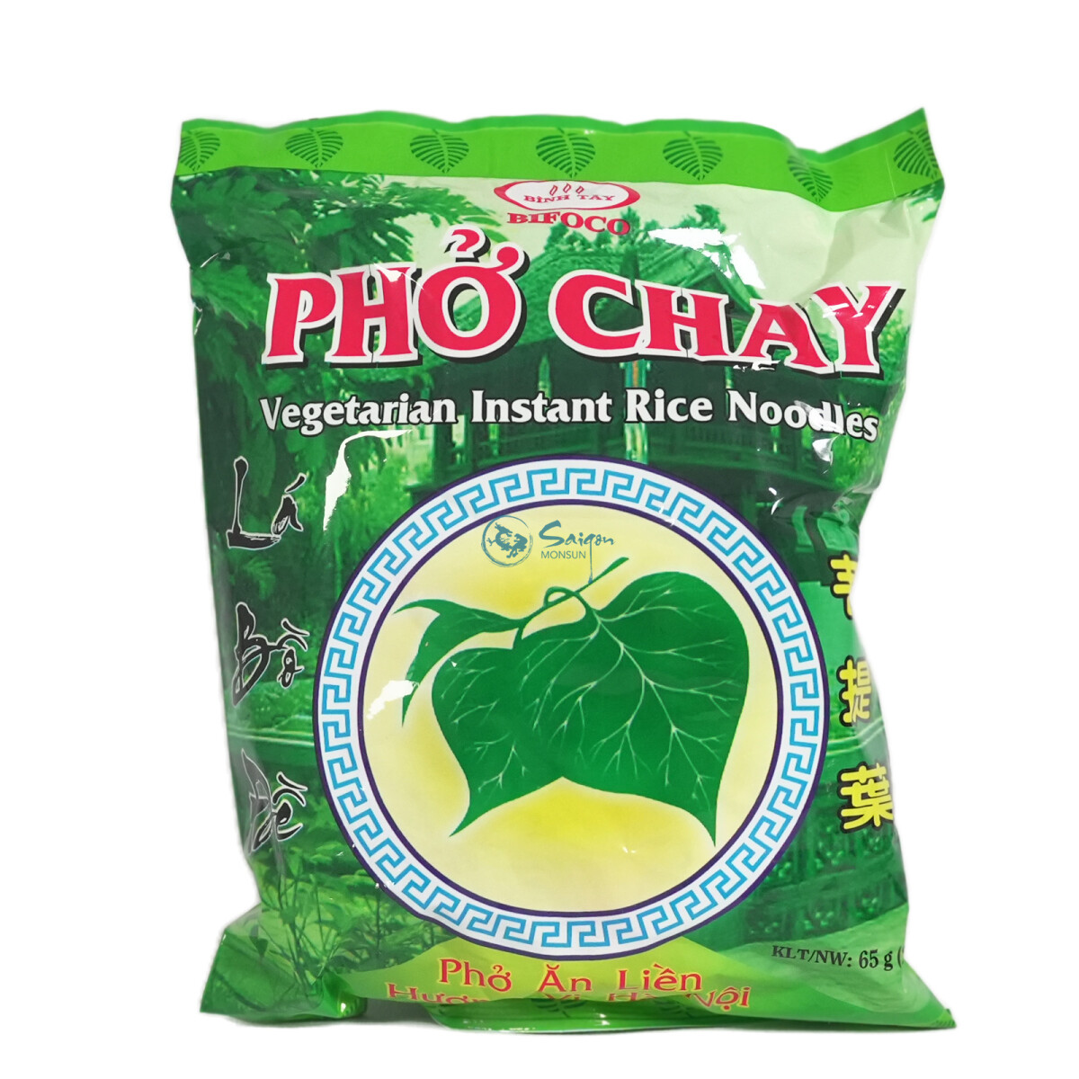 Binh Tay Instant Reisnudeln Veggie Geschmack Pho Chay 65g
