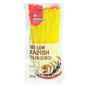 Inaka Gelber Sushi Rettich in Streifen 350g