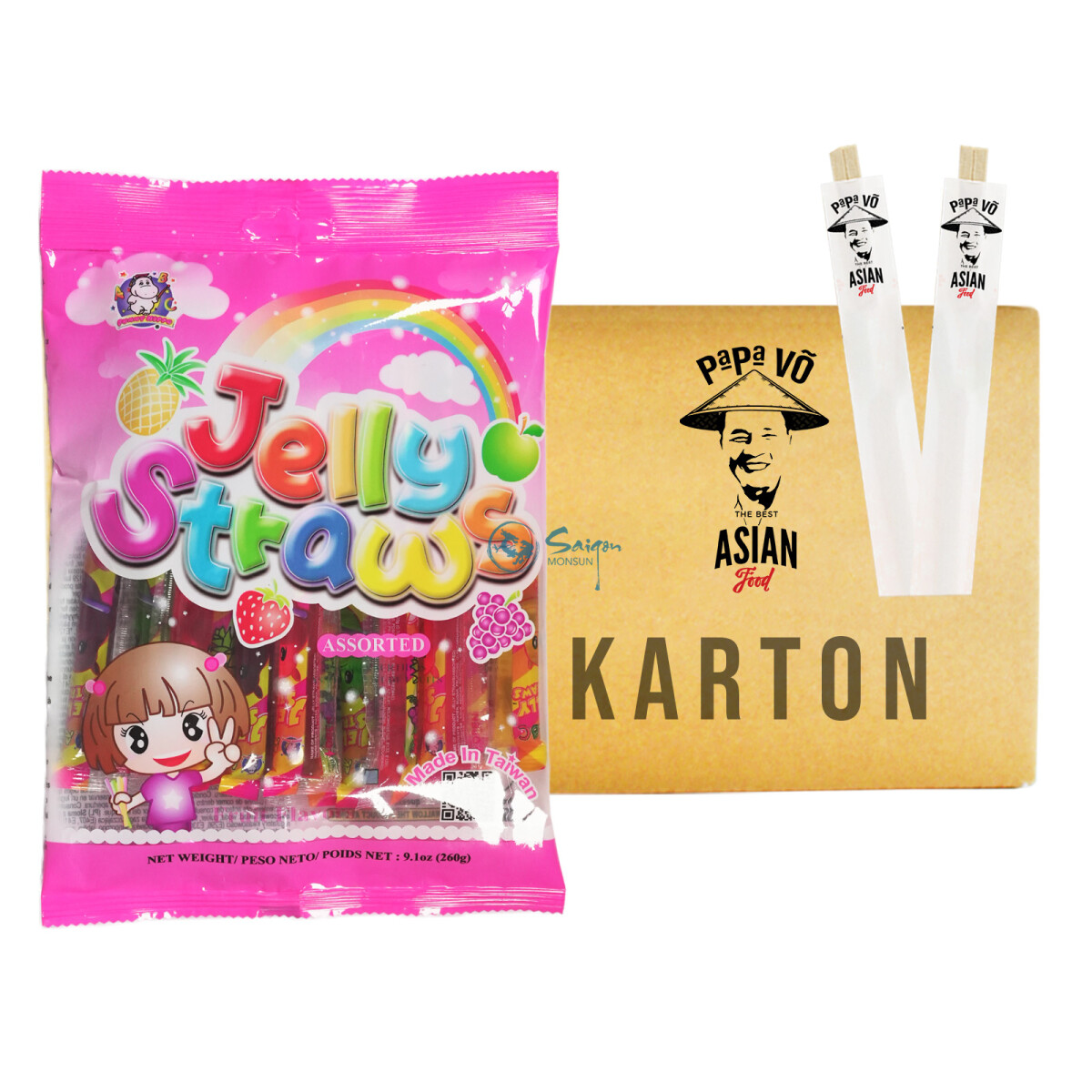 ABC Jelly Straws 30x260g