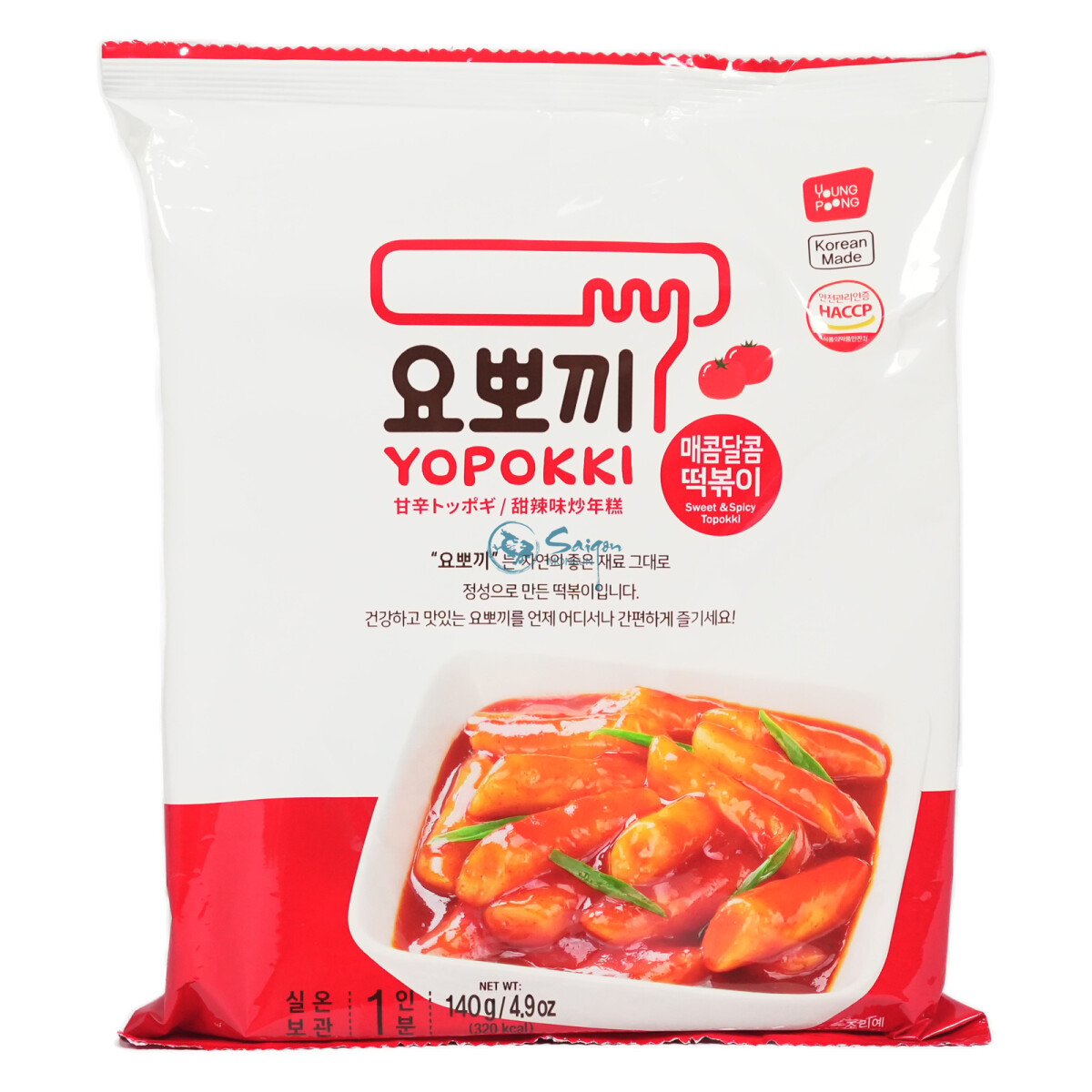 Yopokki Reiskuchen Pouch Topokki Sweet&Spicy 140g