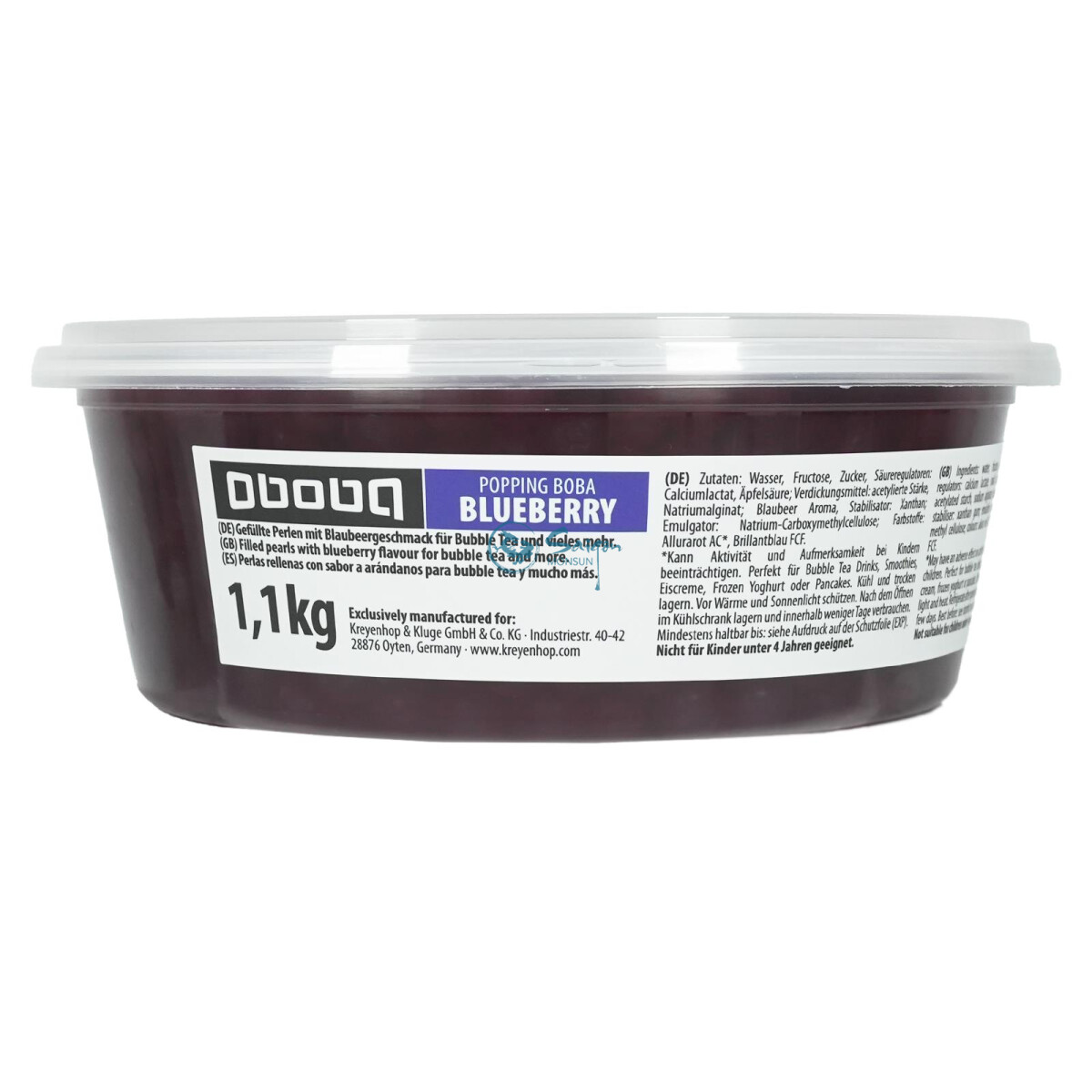 Oboba Popping Boba Blaubeer Geschmack 1,1kg