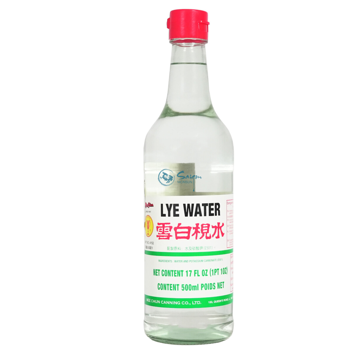 Mee Chun Lye Water Kaliumkarbonat Lösung 500ml