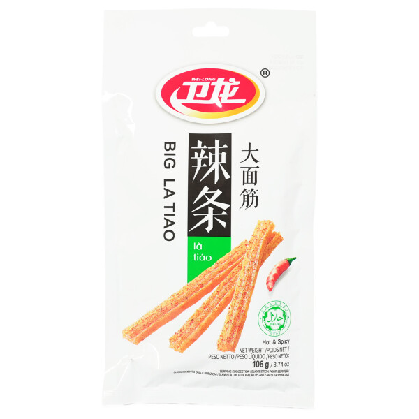 Wei Long Big Latiao Hot & Spicy 106g