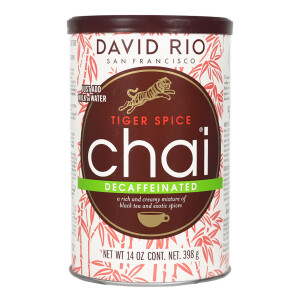 David Rio Chai Tea Tiger Spice DECAF 6x398g