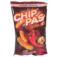 Chippas Extra Hot Mais & Erdnuss Flips 150g