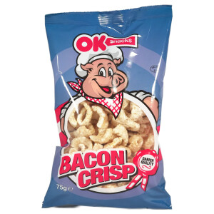 OK Snack Bacon Crisp Speckkrusten gesalzen 75g