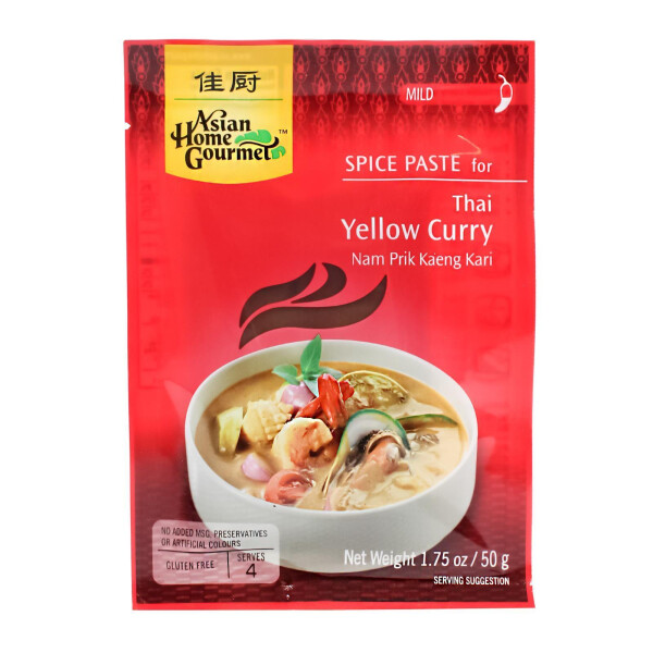 Asian Home Gourmet Würzpaste GELBES Curry 50g