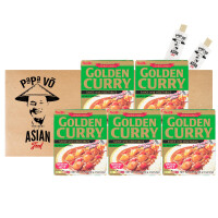 S&B Golden Curry Sauce mit Gemüse MEDIUM Hot 5x230g