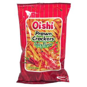 Oishi Prawn Crackers Spicy 60g