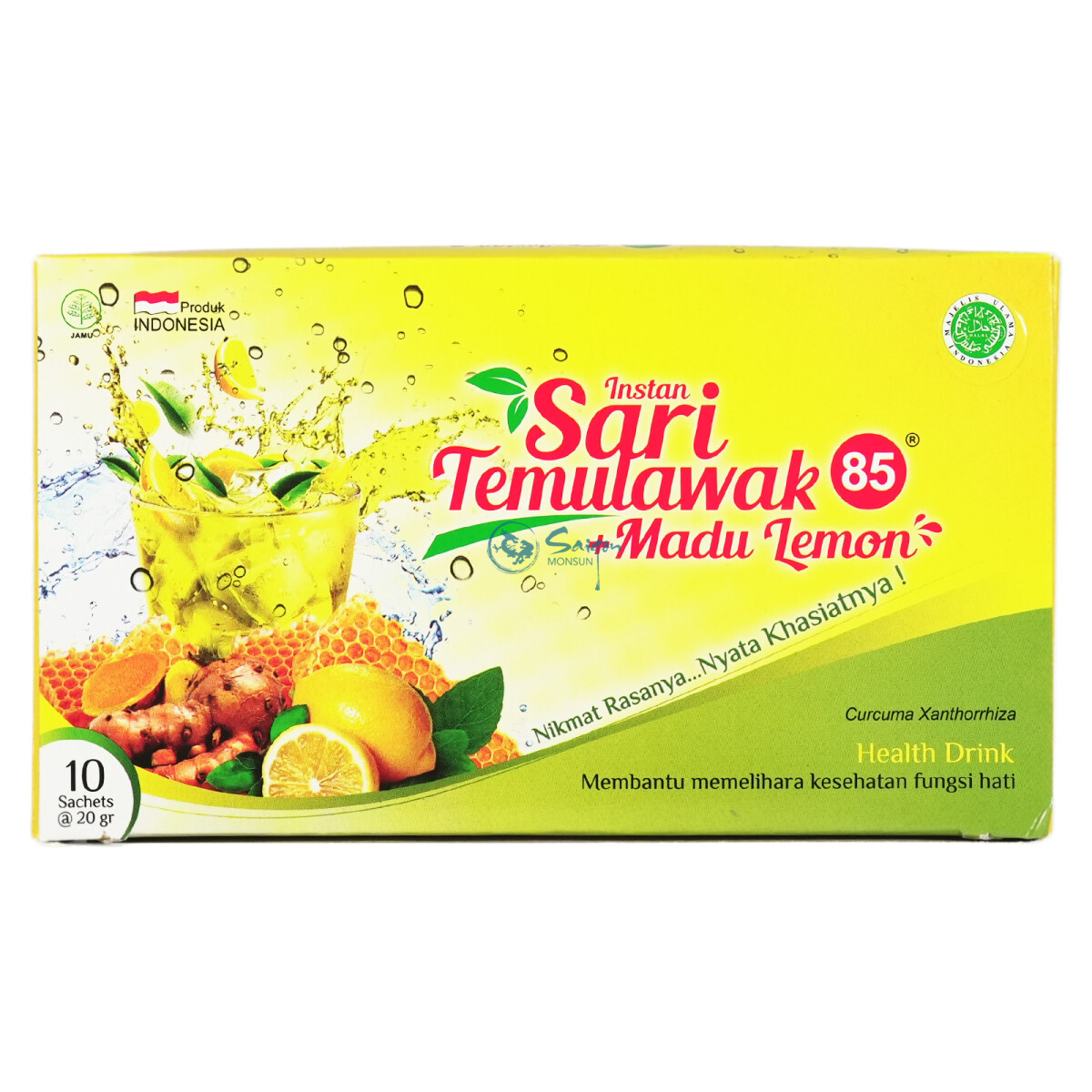 Sari Temulawak Curcuma Madu Instant Lemon Drink 200g