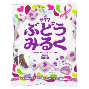 Sakuma Traube Milch Candy 43g