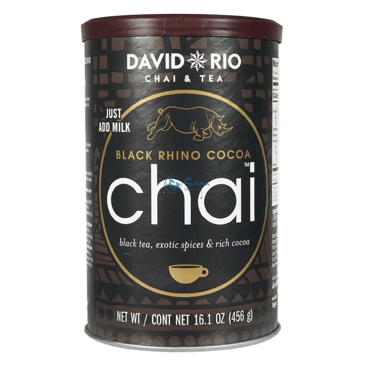David Rio Black Rhino Cocoa Chai Tea 456g