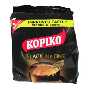 Kopiko Black 3in1 Instant Kaffee strong 10x300g