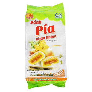 Tan Hue Vien Banh Pia Mungobohnenkuchen mit Ananas 5x400g