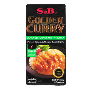 S&B Golden Curry Japan Curry MEDIUM HOT 6x92g