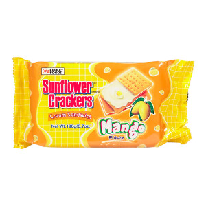 Sunflower Crackers Mango Cream Kekse 190g