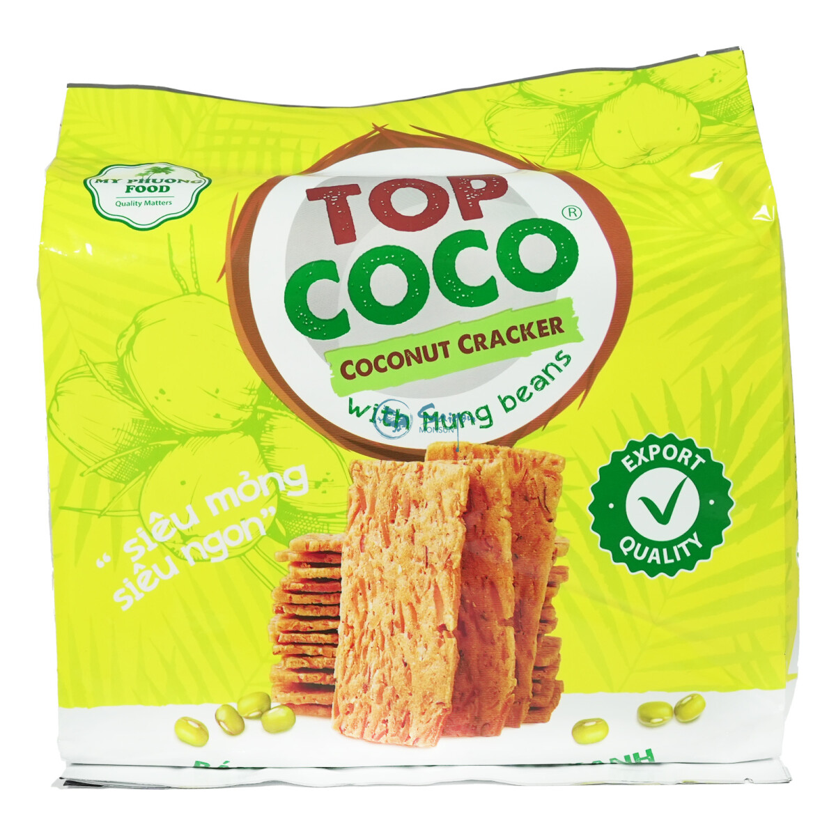 Top Coco Banh Dua Kokosnusscracker Mungbohnen 150g