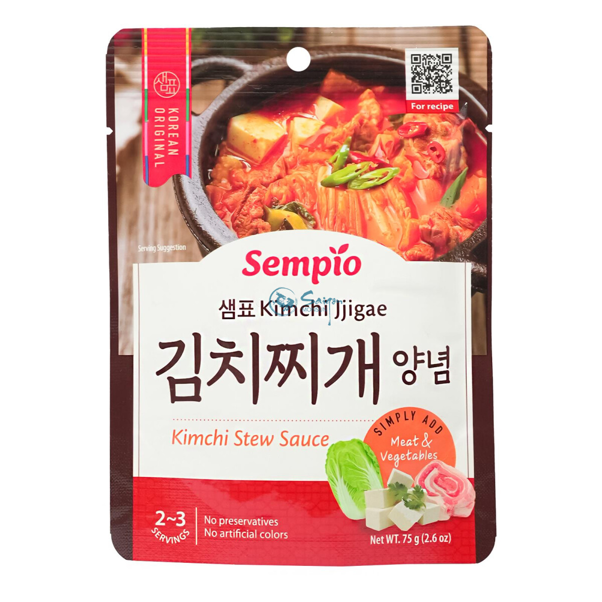 Sempio Kimchi Jjigae Kimchi Stew Sauce 75g