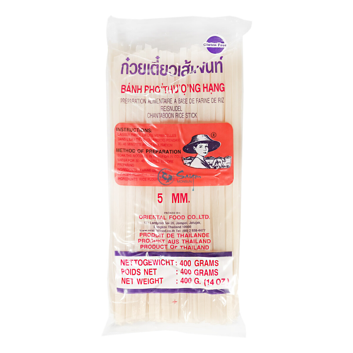 Farmer Banh Pho Reisnudeln 5mm straight 400g