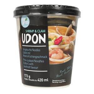 Allgroo Udon Cupnudeln Meeresfrüchte Geschmack 173g