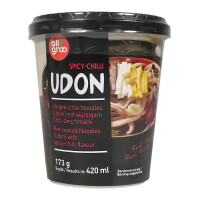 Allgroo Udon Nudeln Cupnudeln Chili Geschmack 173g