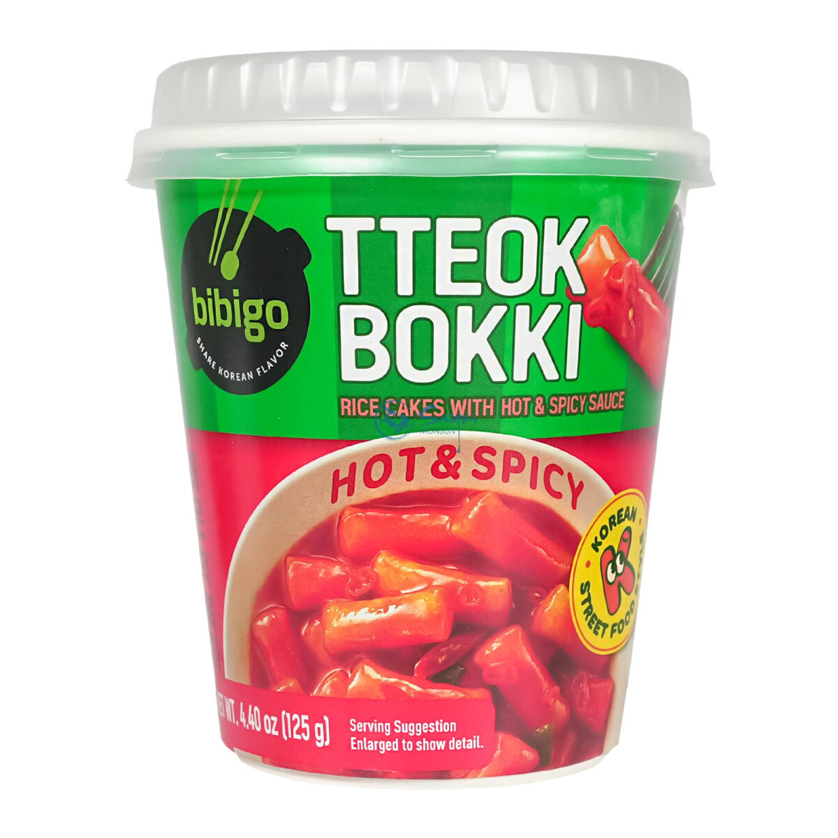 Bibigo Tteokbokki Cup Rice Cake with hot Sauce 125g