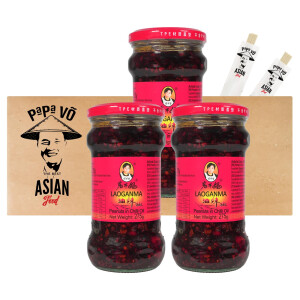 Lao Gan Ma Erdnüsse in Chilli Öl 3x275g