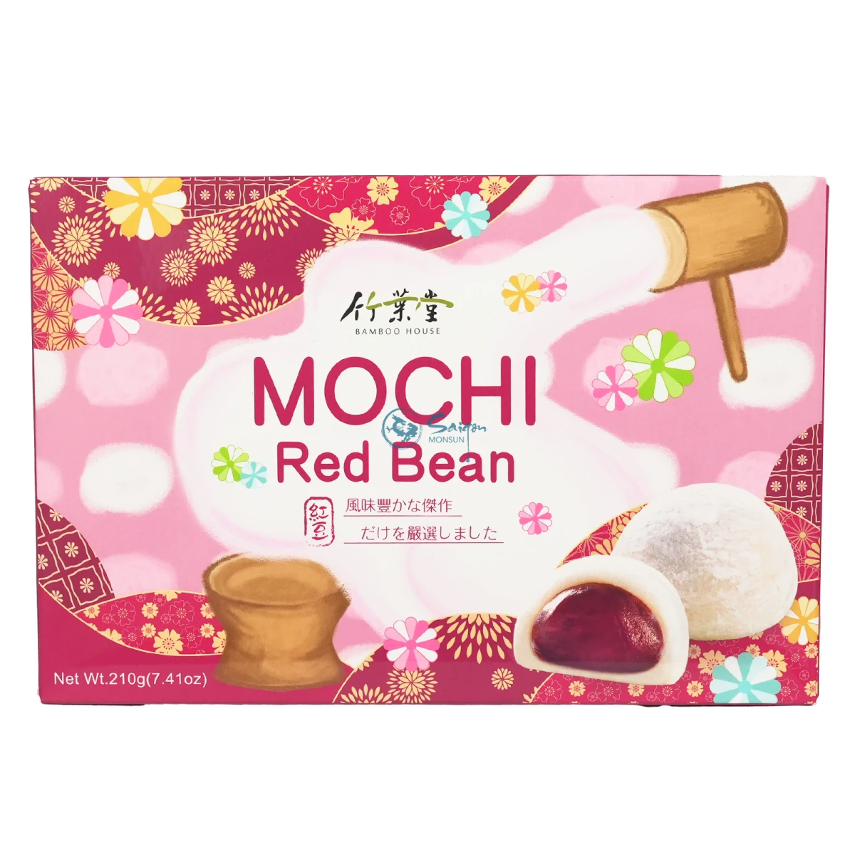 Mochis mit roter Bohnenfüllung