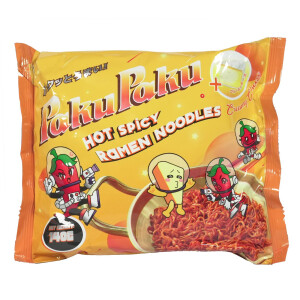 Paku Paku Hot Spicy Ramen Nudeln Creamy Cheese 40x140g