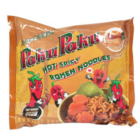 Paku Paku Hot Spicy Ramen Nudeln Happy Curry 40x140g