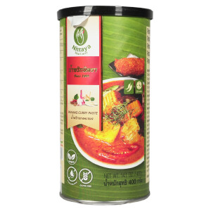 Nittaya 5er Mix Thai Curry Pasten Set (vegan) 5x400g